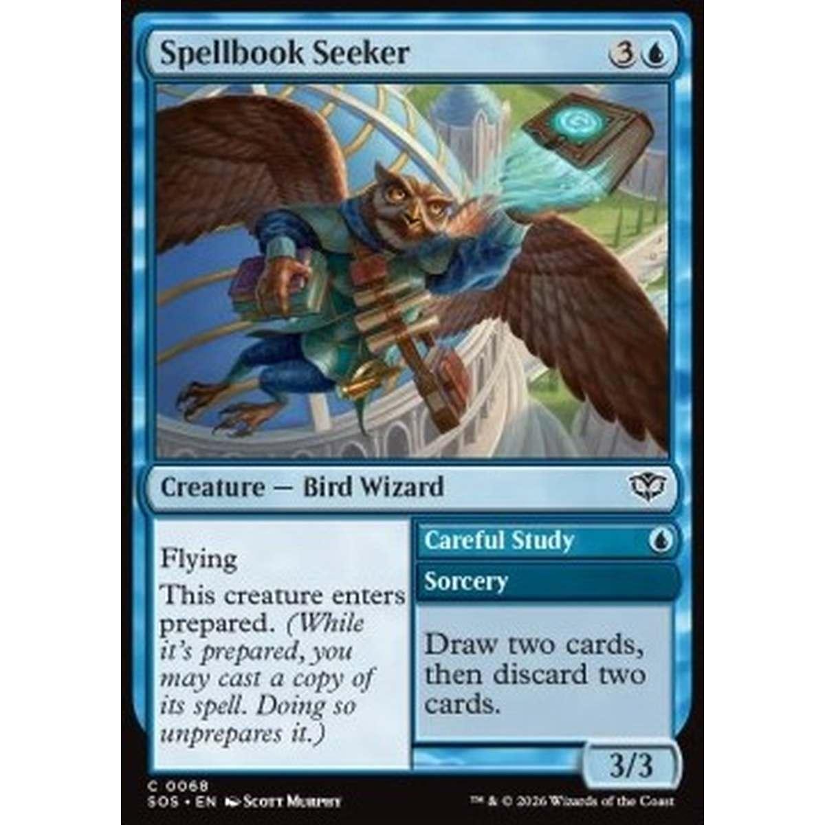 Spellbook Seeker // Careful Study - Spellbook Seeker // Careful Study - [SOS][NM] [Foil]