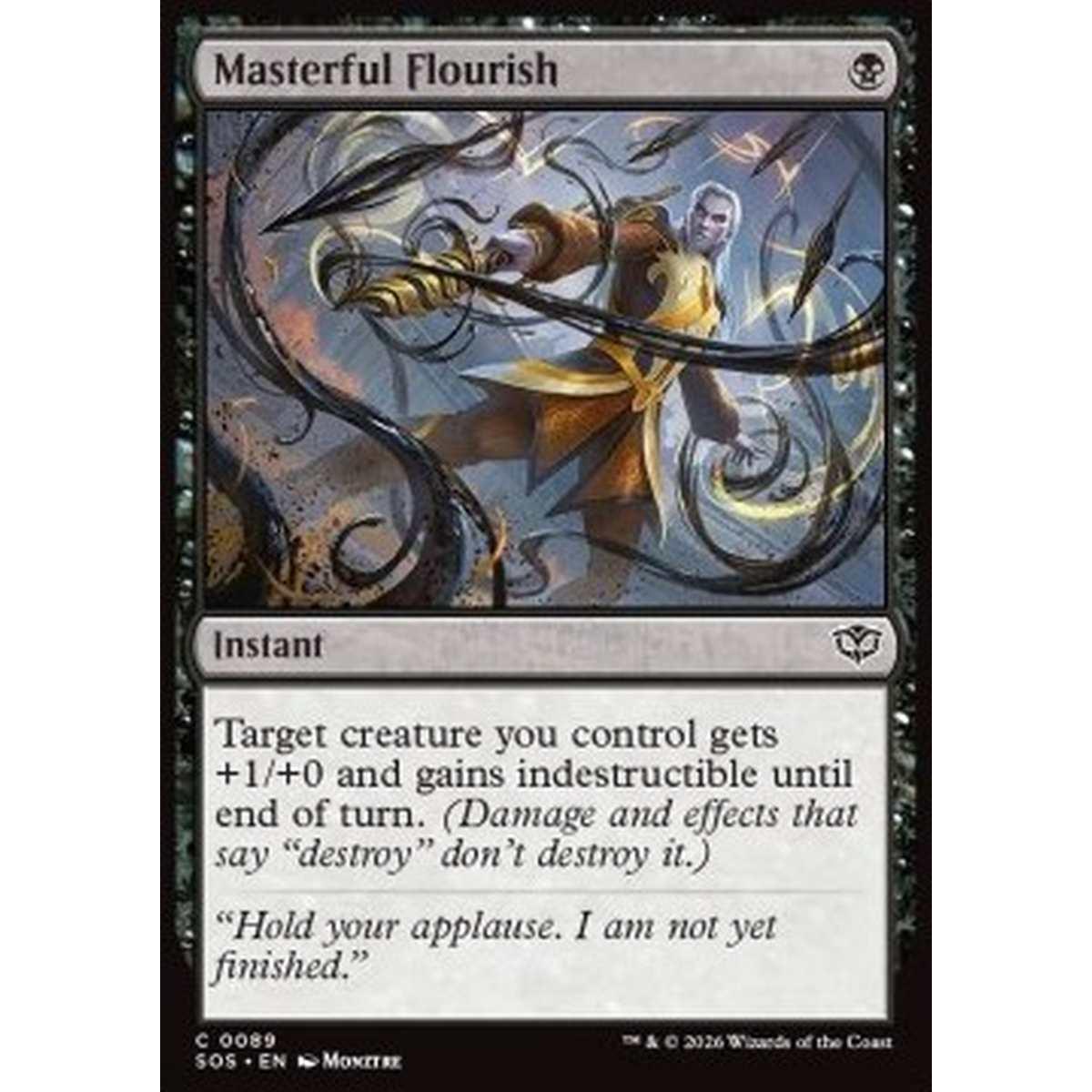 Masterful Flourish - Masterful Flourish - [SOS][NM] [Foil]