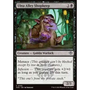 Ulna Alley Shopkeep - Ulna Alley Shopkeep - [SOS][NM] [Foil]