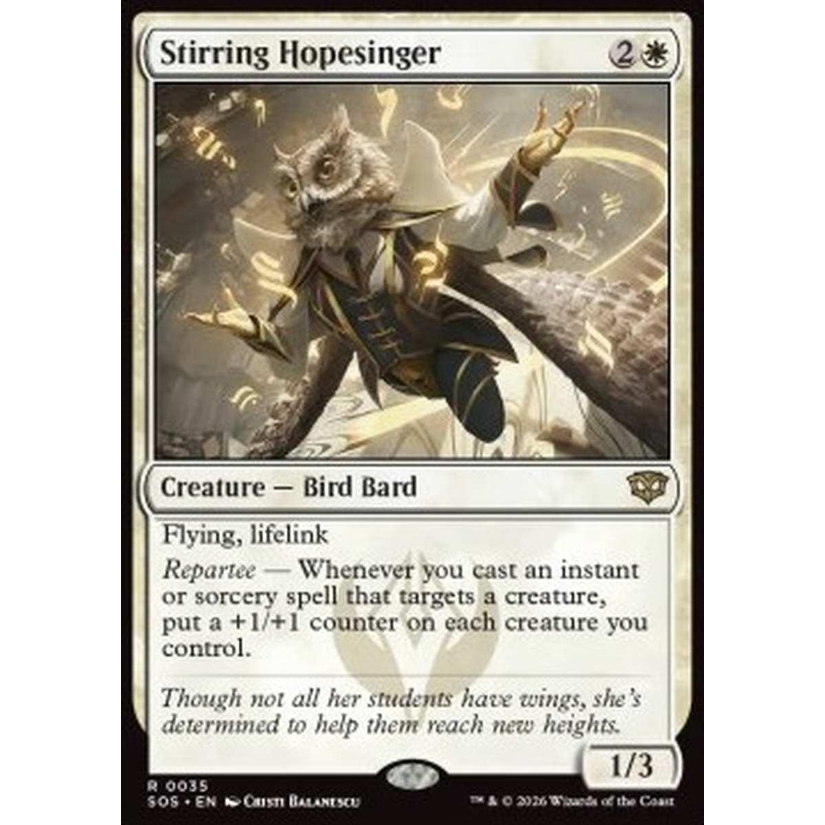 Stirring Hopesinger - Stirring Hopesinger - [SOS][NM] [Foil]