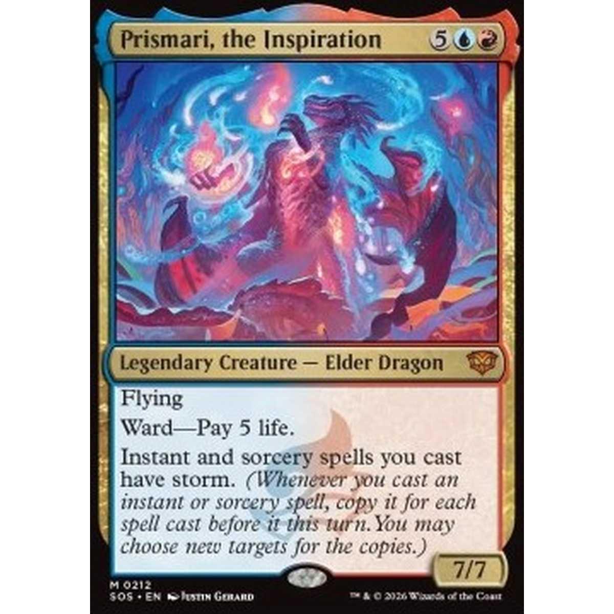 Prismari, the Inspiration - Prismari, the Inspiration - [SOS][NM] [Foil]