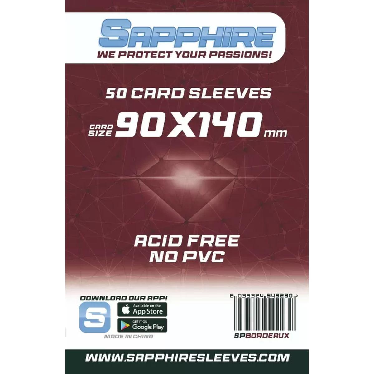 Sapphire Sleeves: 50 Bustine 90X140 mm