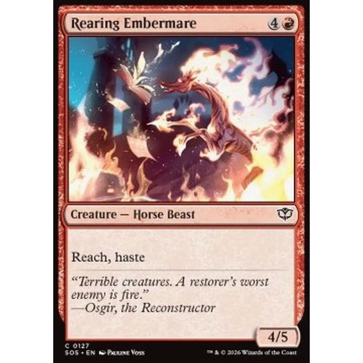 Rearing Embermare - Rearing Embermare - [SOS][NM] [Foil]