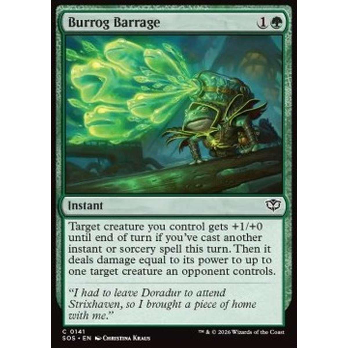 Burrog Barrage - Burrog Barrage - [SOS][NM] [Foil]