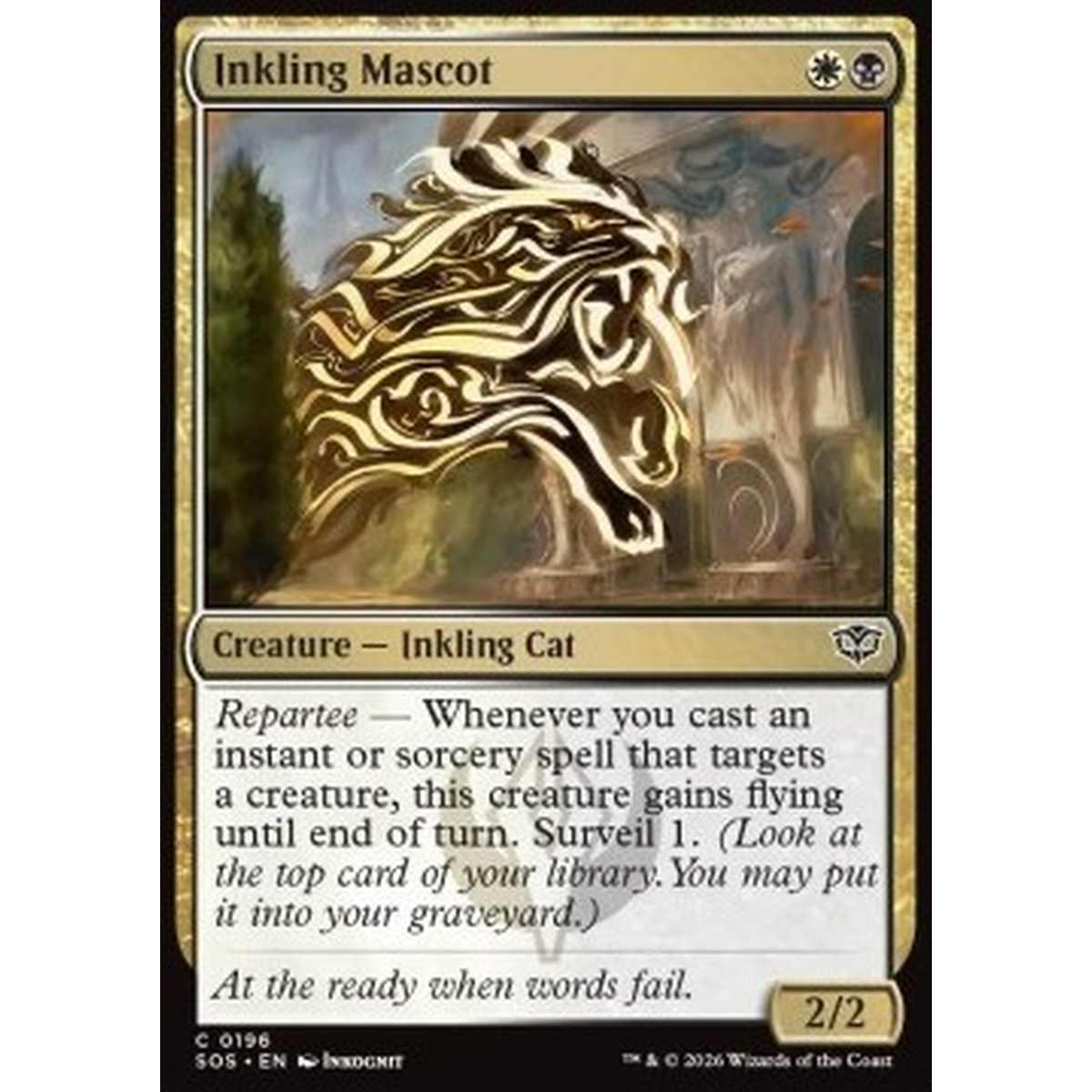 Inkling Mascot - Inkling Mascot - [SOS][NM] [Foil]