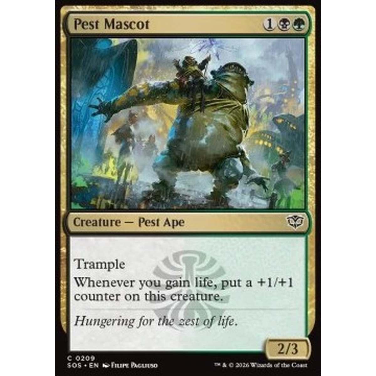 Pest Mascot - Pest Mascot - [SOS][NM] [Foil]