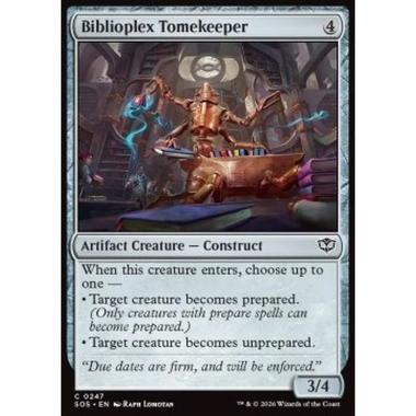 Biblioplex Tomekeeper - Biblioplex Tomekeeper - [SOS][NM] [Foil]