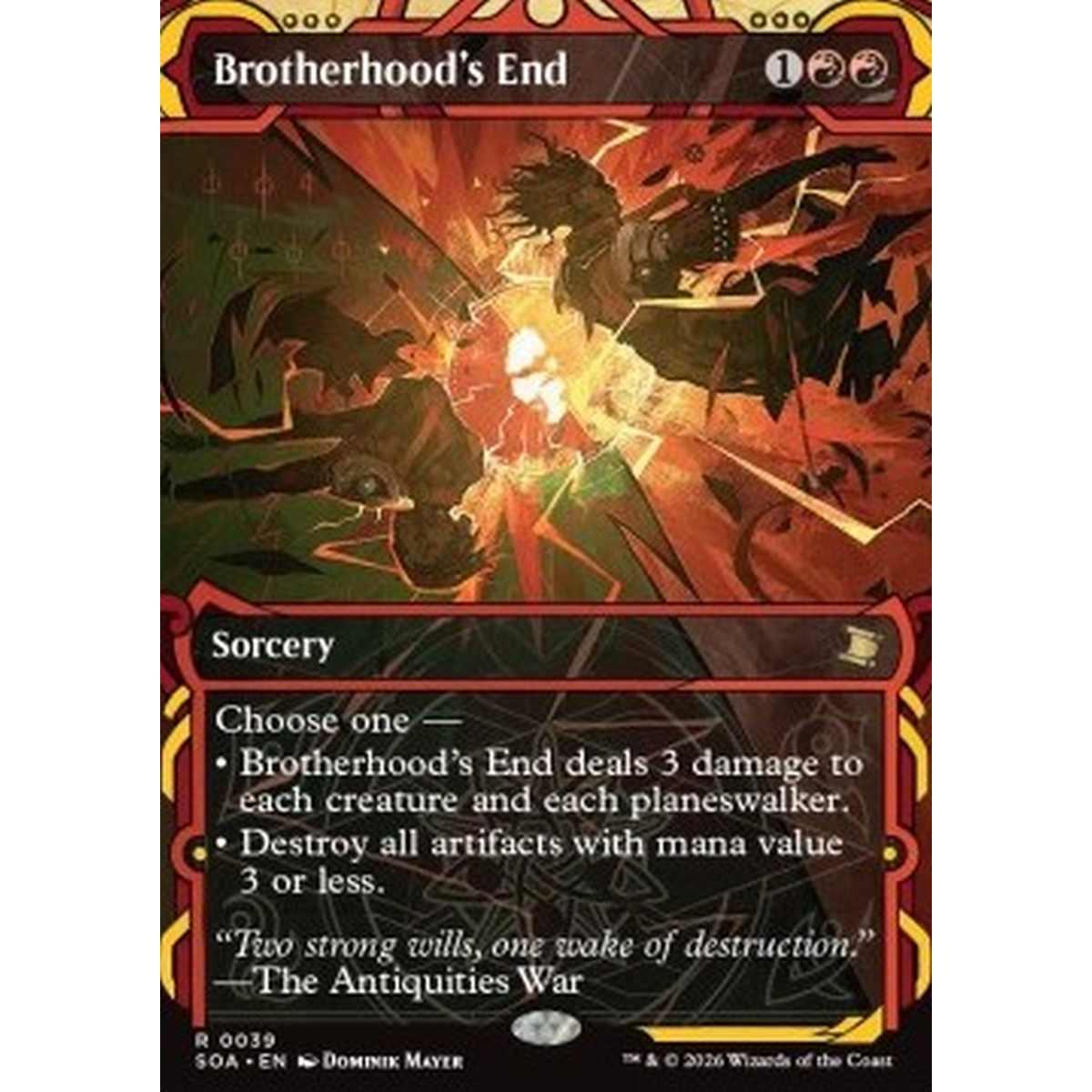 Brotherhood's End (V.1) - Brotherhood's End (V.1) - [SOA][NM]
