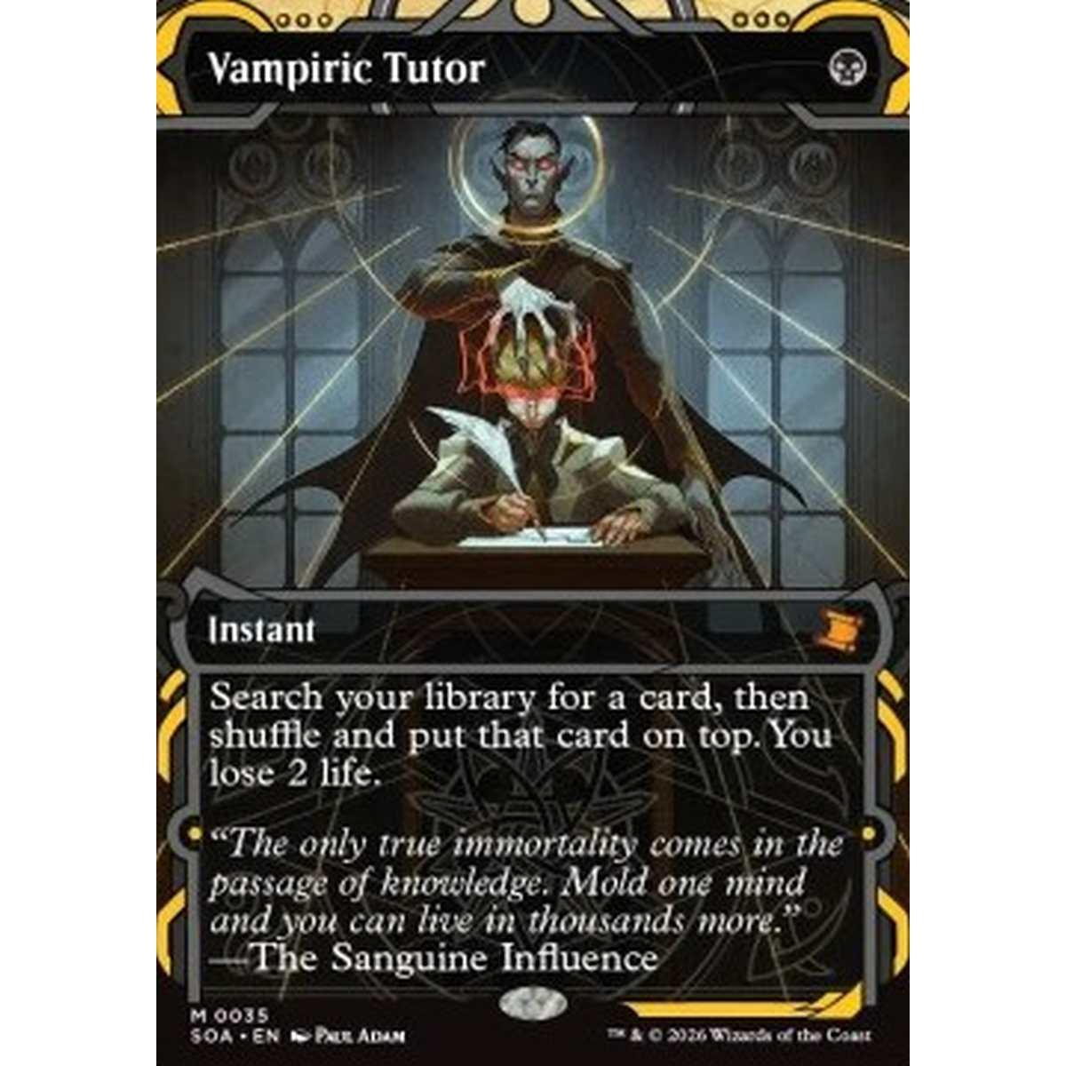 Vampiric Tutor (V.1) - Vampiric Tutor (V.1) - [SOA][NM]