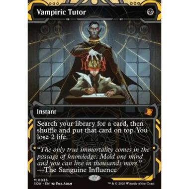 Vampiric Tutor (V.1) - Vampiric Tutor (V.1) - [SOA][NM]