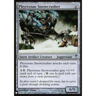 Phyrexian Snowcrusher - Phyrexian Snowcrusher - [ZNL][NM]