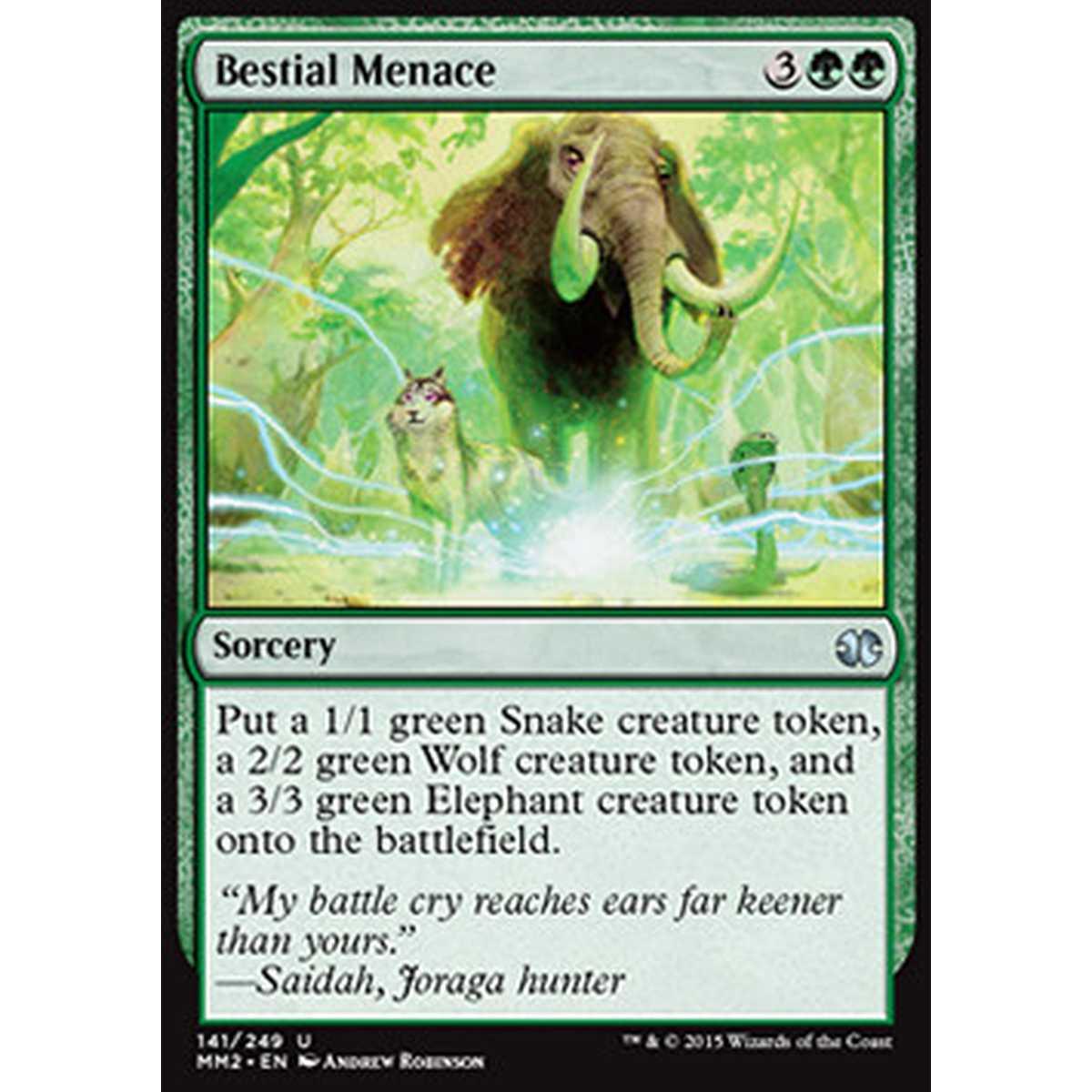 Bestial Menace - Bestial Menace - [MM2][EX] [Foil]
