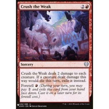 Crush the Weak - Crush the Weak - [ZNL][NM]