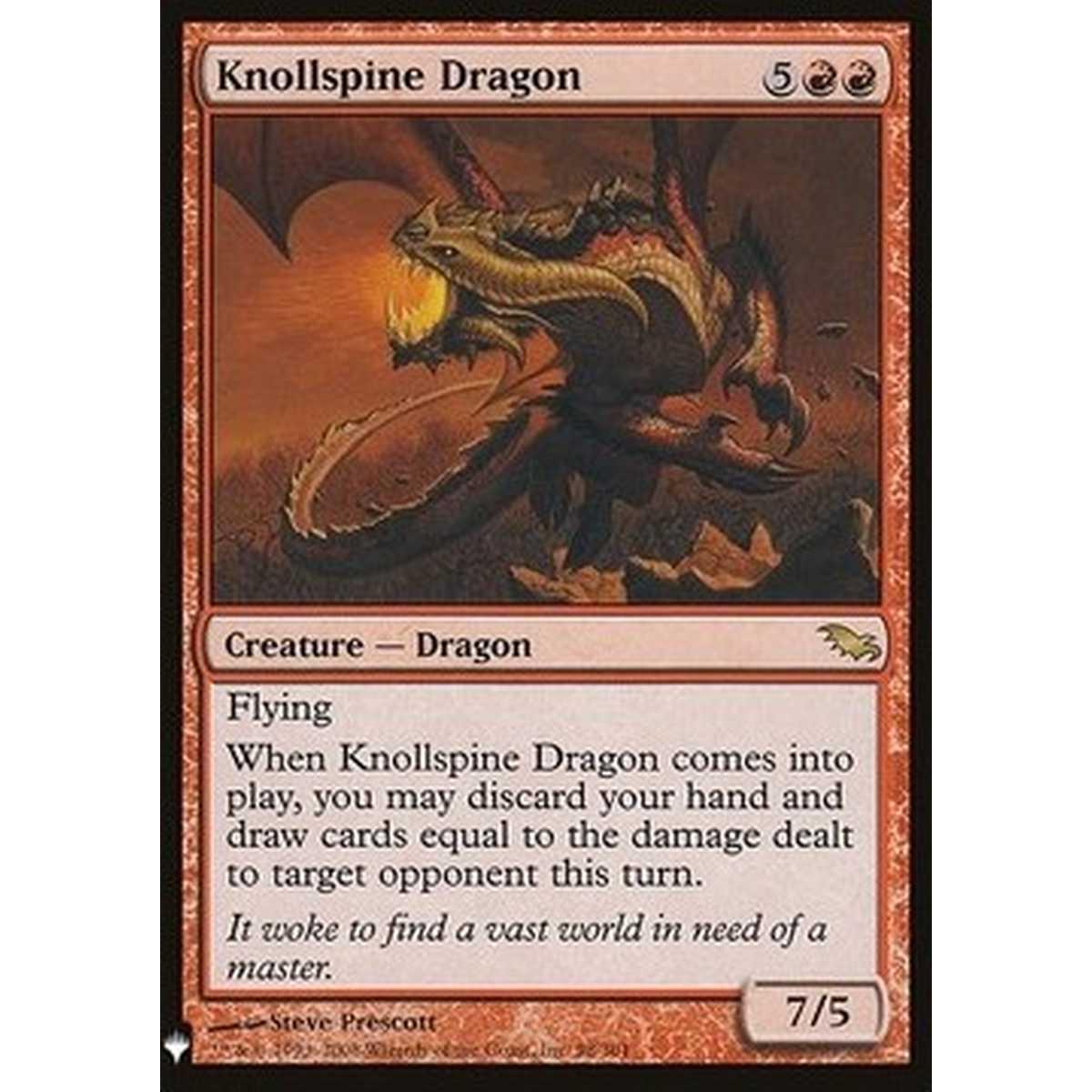Knollspine Dragon - Knollspine Dragon - [MYS][NM]