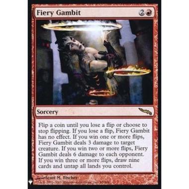 Fiery Gambit - Fiery Gambit - [MYS][NM] [Foil]