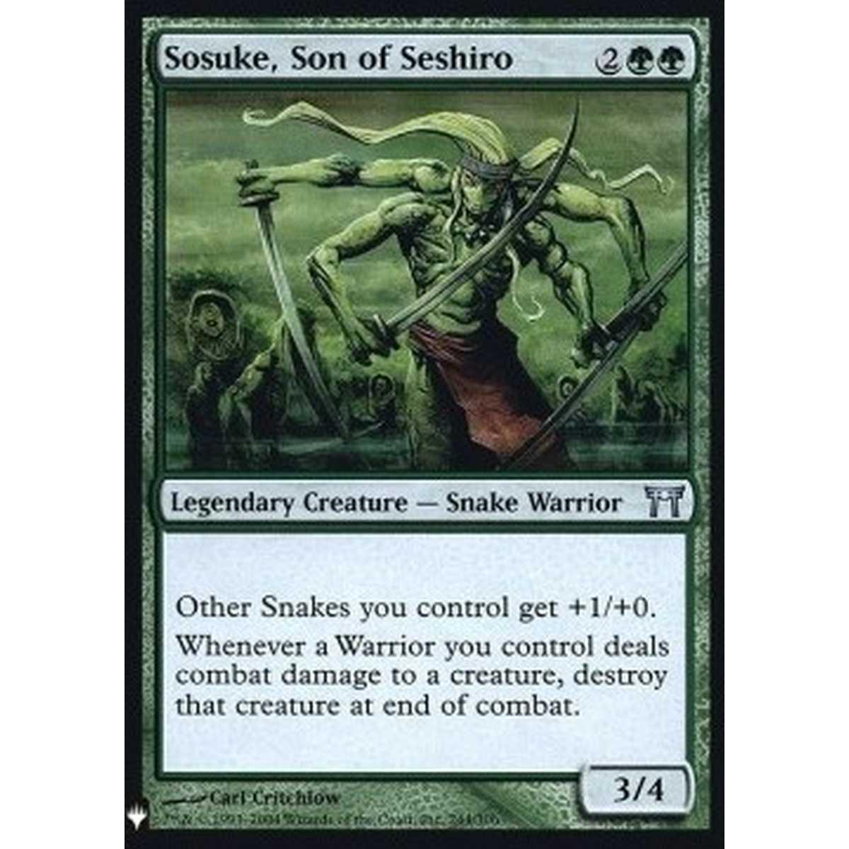 Sosuke, Son of Seshiro - Sosuke, Son of Seshiro - [MYS][NM] [Foil]