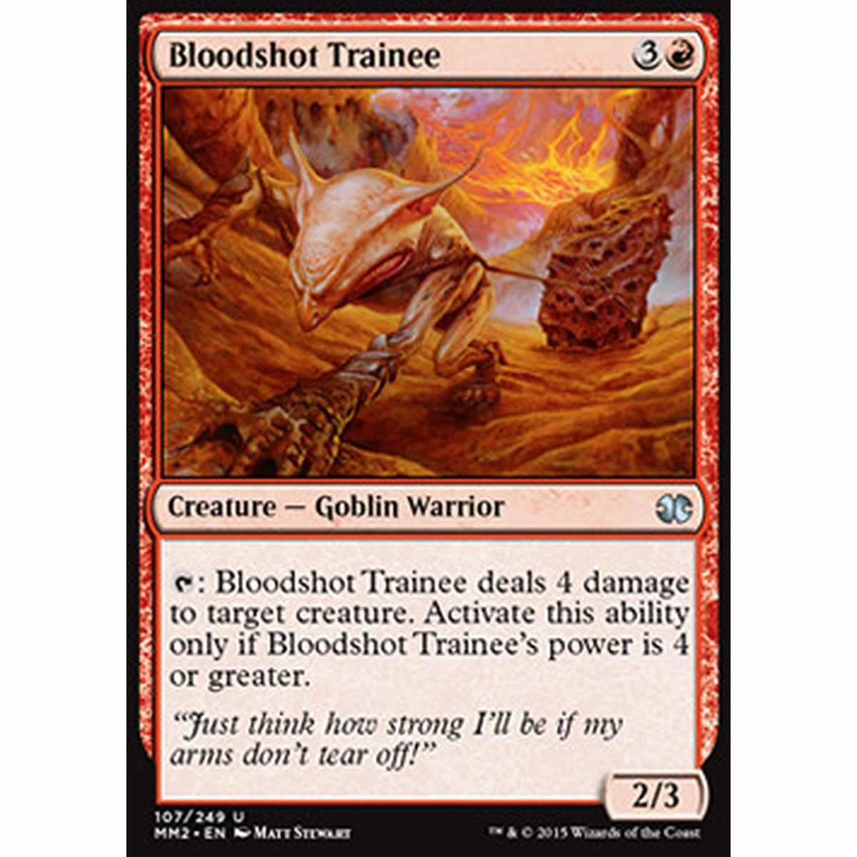 Bloodshot Trainee - Bloodshot Trainee - [MM2][EX] [Foil]