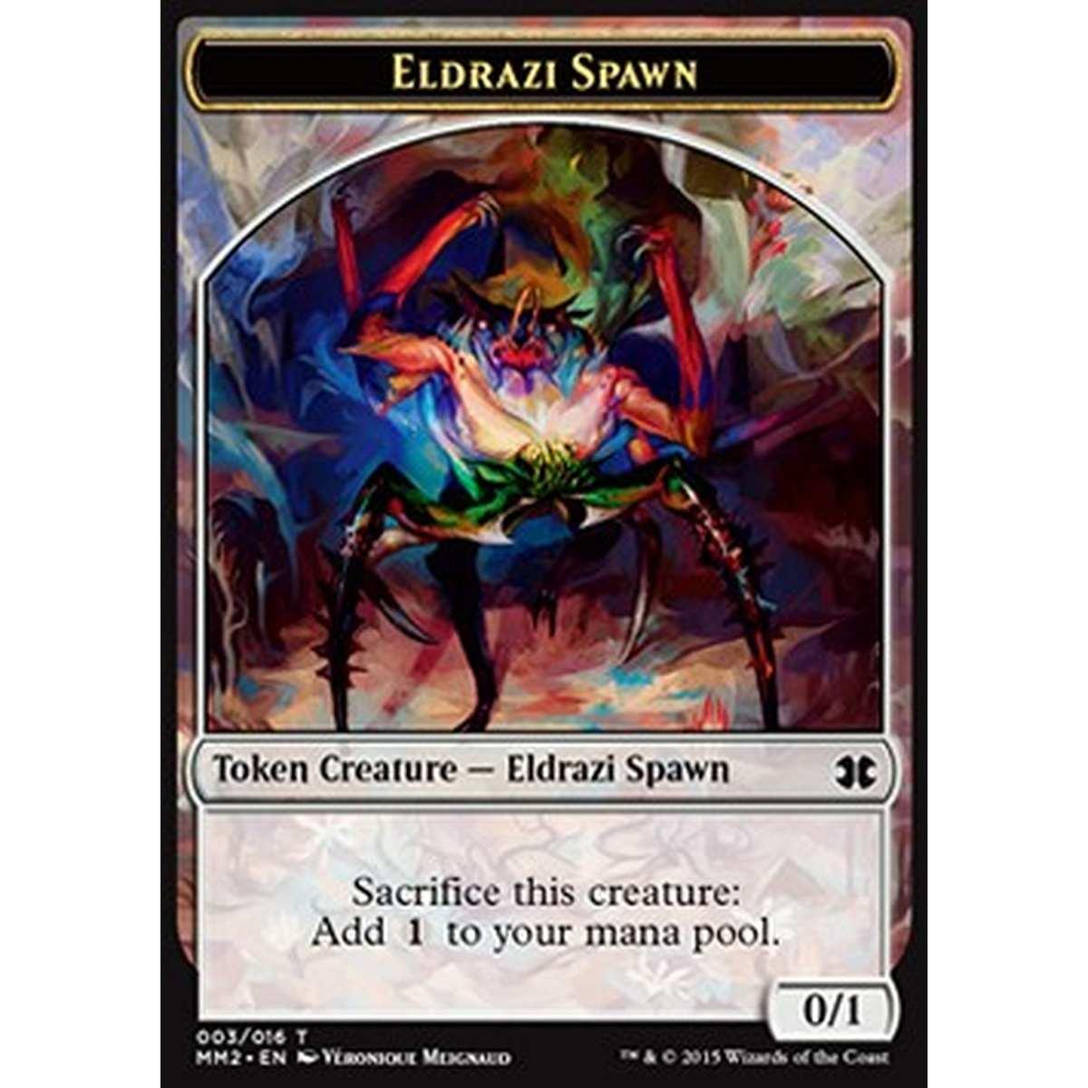 Eldrazi Spawn Token (Colorless 0/1) (V.3) - Eldrazi Spawn Token (Colorless 0/1) (V.3) - [MM2][EX]