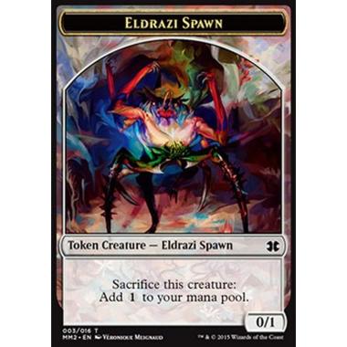 Eldrazi Spawn Token (Colorless 0/1) (V.3) - Eldrazi Spawn Token (Colorless 0/1) (V.3) - [MM2][EX]