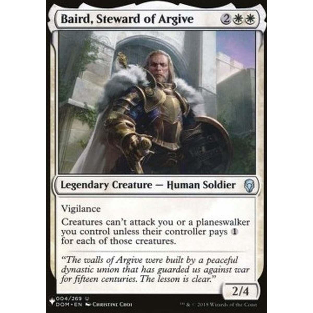 Baird, Steward of Argive - Baird, Steward of Argive - [ZNL][NM]